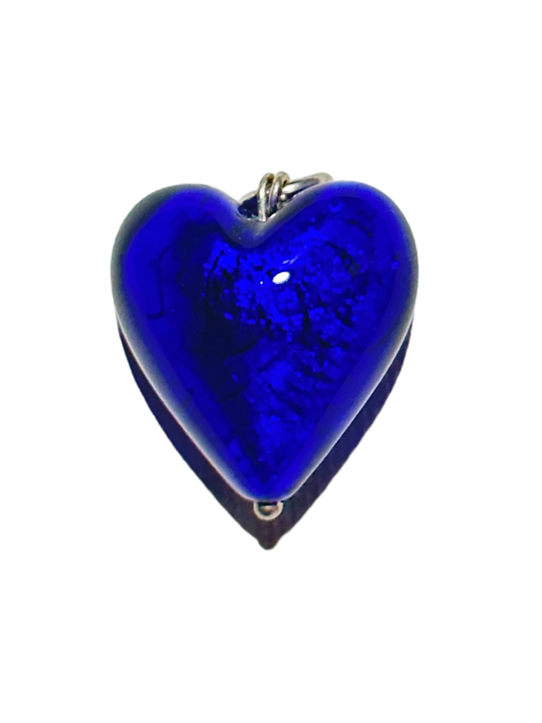 Medium Blue Heart Pendant